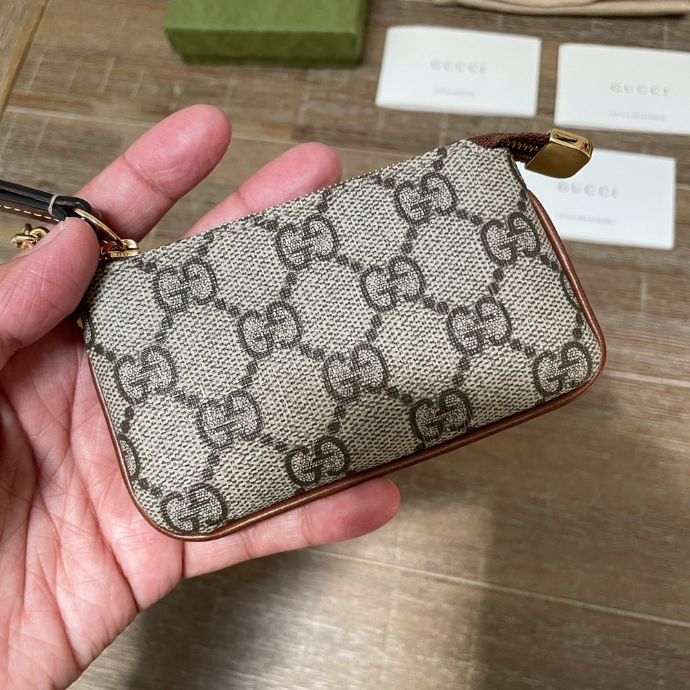 Gucci GG Supreme Key Pouch